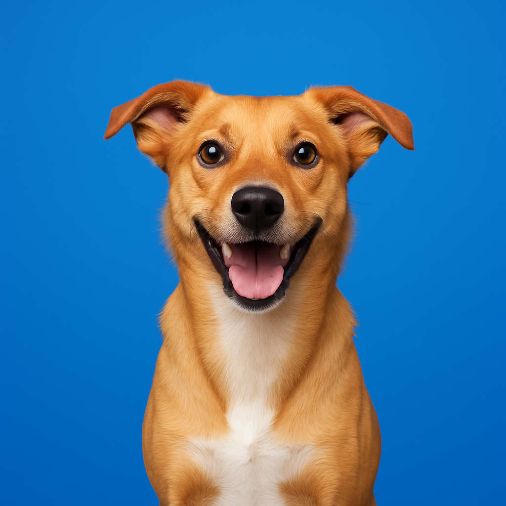 A happy dog representing the digestion support category